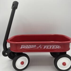 Radio Flyer Kids 12.5 Inch Little Red Toy Wagon, Small Toy Decor Wagon